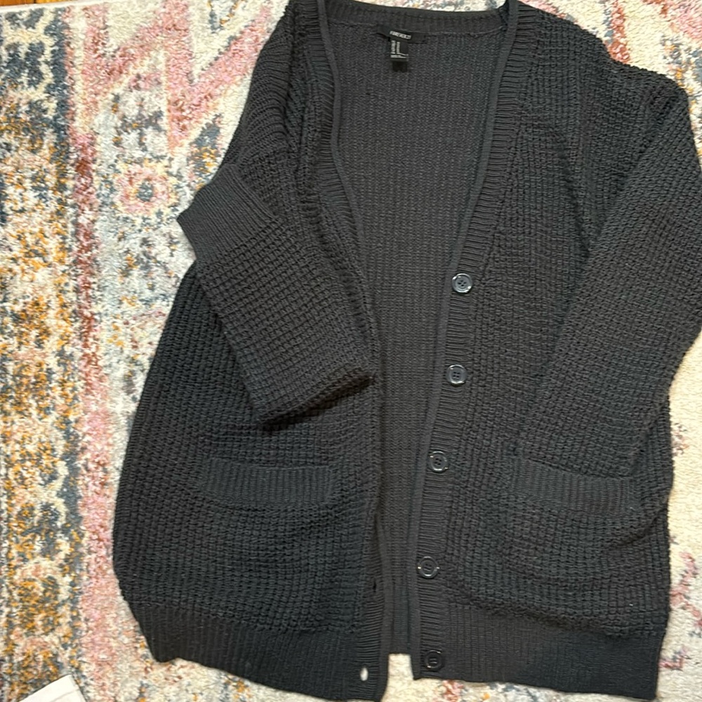 Grey cardigan